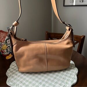 Coach East West Duffle Purse - Camel